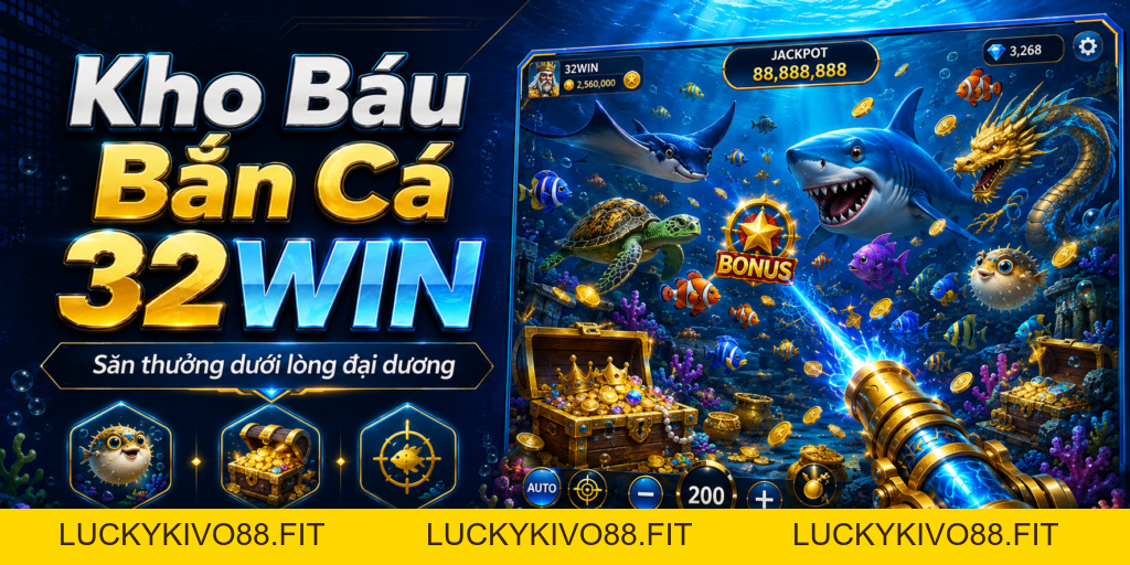 Bắn Cá 32Win - Khám Phá Sảnh Game, Cách Chơi Chi Tiết - LUCKYKIVO88.FIT