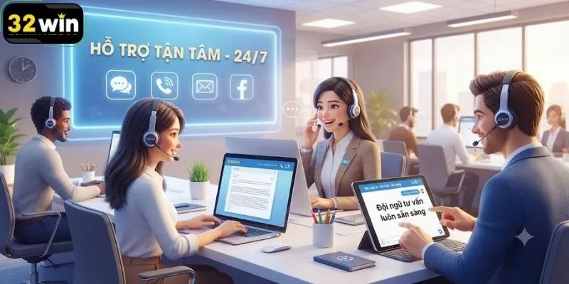 Liên Hệ 32WIN – Kênh Hỗ Trợ Và Cách Gửi Yêu Cầu - LUCKYKIVO88.FIT