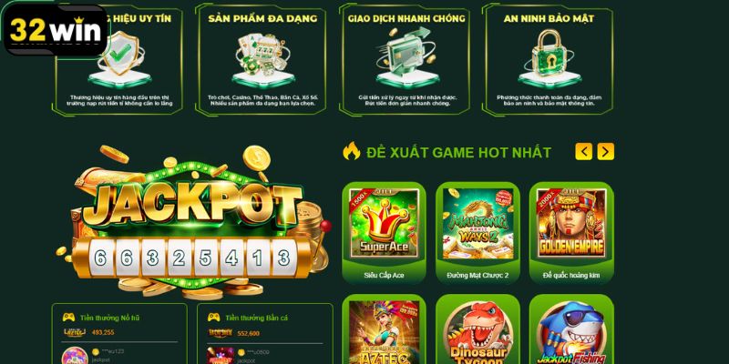 Giới Thiệu 32WIN – Tổng Quan Nền Tảng Giải Trí Trực Tuyến - LUCKYKIVO88.FIT